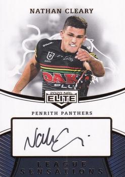 2020 NRL Elite - League Sensations Signatures #LS11 Nathan Cleary Front